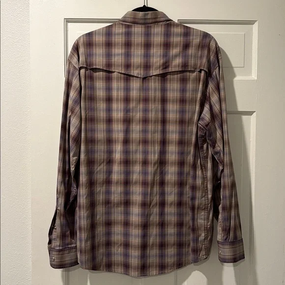 Poncho Western Pearl Snap - The Muleshoe - Picture 4 of 4